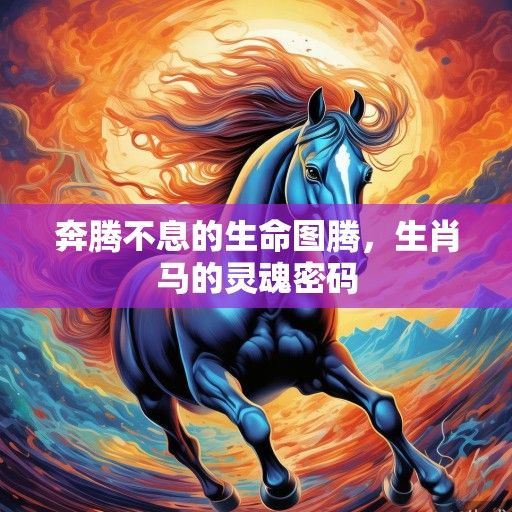 奔腾不息的生命图腾,生肖马的灵魂密码 奔腾不息的生命图腾,生肖马的灵魂密码