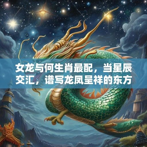 女龙与何生肖最配，当星辰交汇，谱写龙凤呈祥的东方传奇