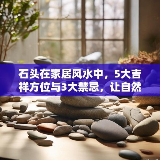 石头在家居风水中，5大吉祥方位与3大禁忌，让自然能量滋养生活
