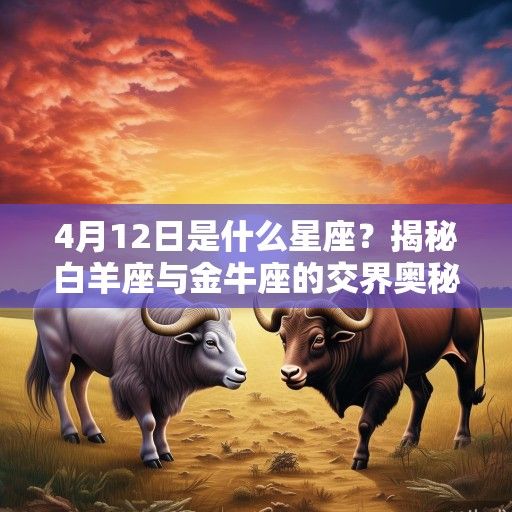 4月12日是什么星座？揭秘白羊座与金牛座的交界奥秘
