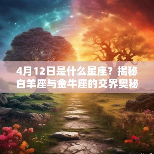4月12日是什么星座？揭秘白羊座与金牛座的交界奥秘