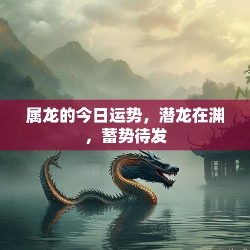 属龙的今日运势，潜龙在渊，蓄势待发