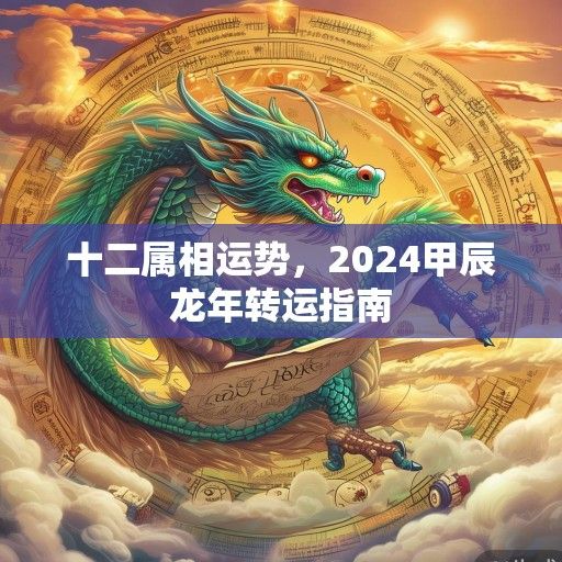 十二属相运势，2024甲辰龙年转运指南