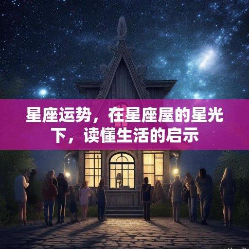 星座运势，在星座屋的星光下，读懂生活的启示