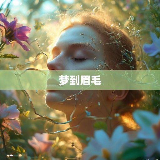 梦到眉毛