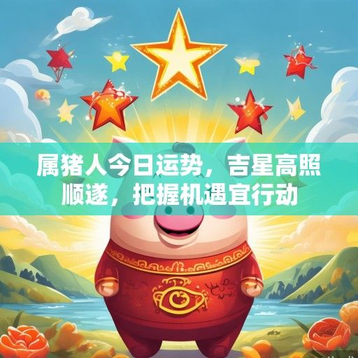 属猪人今日运势，吉星高照顺遂，把握机遇宜行动
