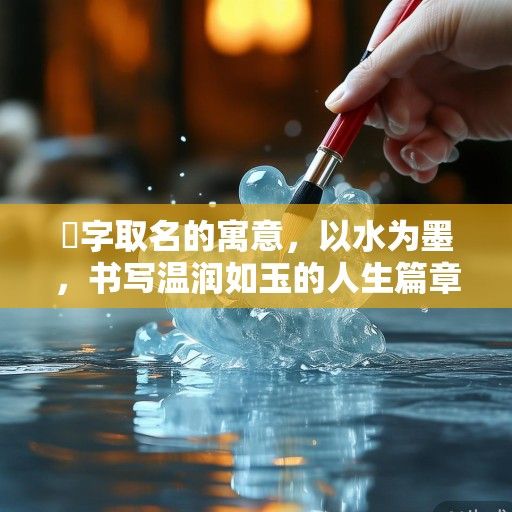 湉字取名的寓意，以水为墨，书写温润如玉的人生篇章