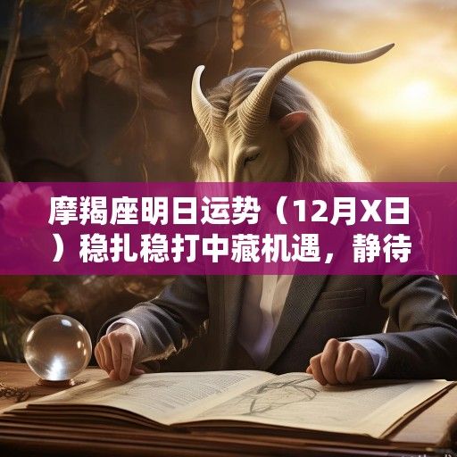 摩羯座明日运势（12月X日）稳扎稳打中藏机遇，静待花开终有时