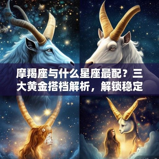 摩羯座与什么星座最配？三大黄金搭档解析，解锁稳定长久的爱情密码