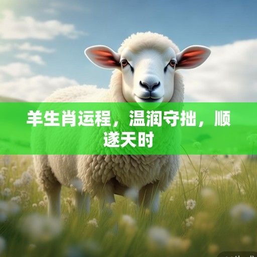 羊生肖运程，温润守拙，顺遂天时