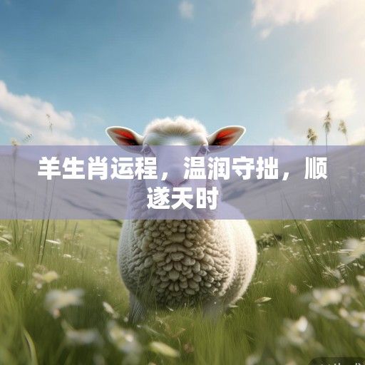 羊生肖运程，温润守拙，顺遂天时