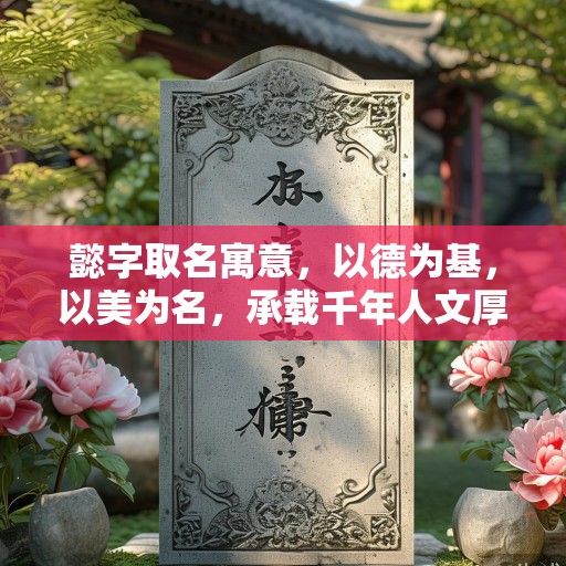 懿字取名寓意，以德为基，以美为名，承载千年人文厚望