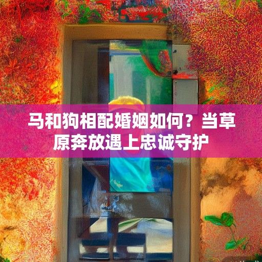 马和狗相配婚姻如何？当草原奔放遇上忠诚守护