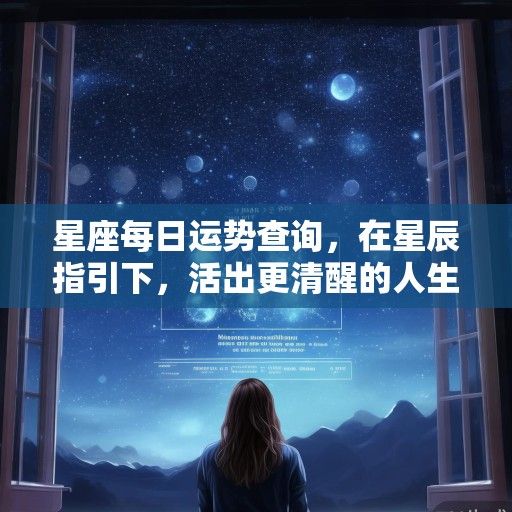 星座每日运势查询，在星辰指引下，活出更清醒的人生