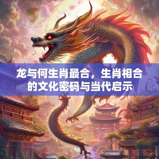 龙与何生肖最合，生肖相合的文化密码与当代启示