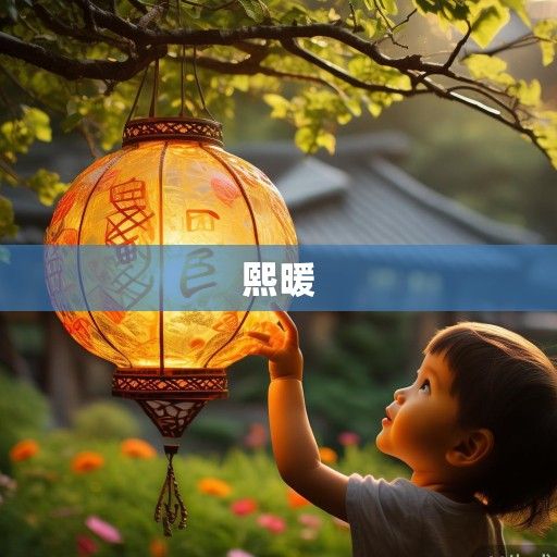 熙字取名，让生命在光明与温暖中绽放