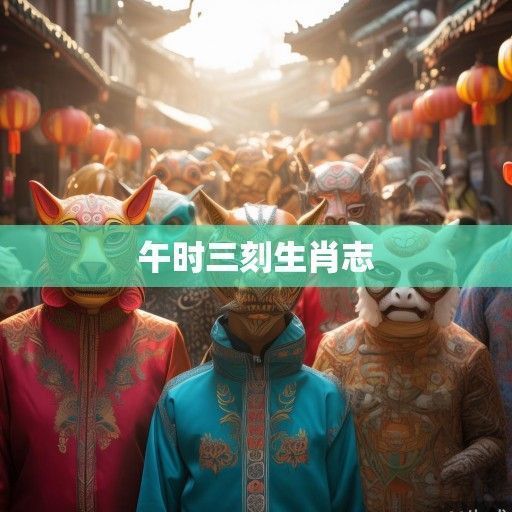 午时三刻生肖志