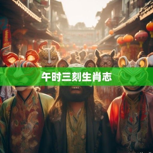 午时三刻生肖志