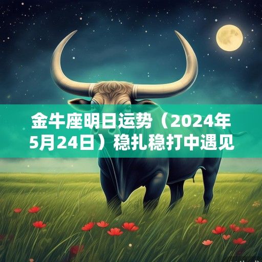 金牛座明日运势（2024年5月24日）稳扎稳打中遇见惊喜，耕耘自有回响