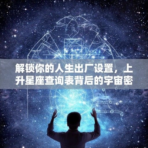 解锁你的人生出厂设置，上升星座查询表背后的宇宙密码