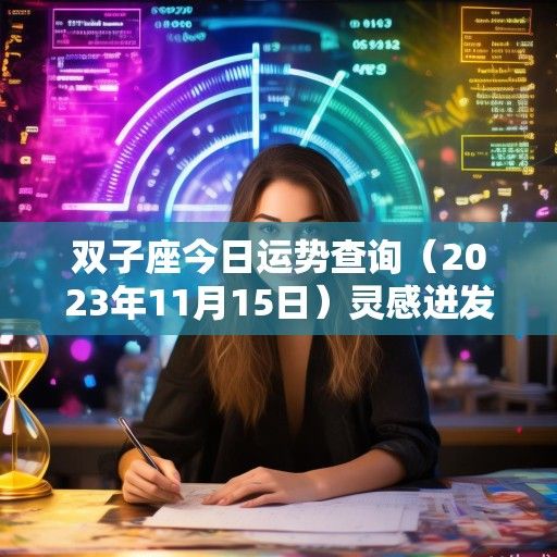 双子座今日运势查询（2023年11月15日）灵感迸发，沟通为王，把握机遇的黄金日