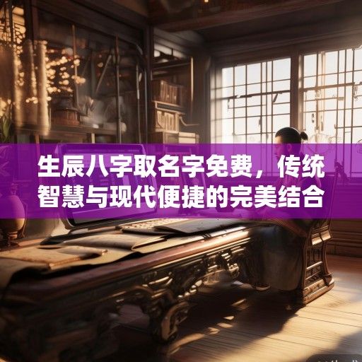 生辰八字取名字免费，传统智慧与现代便捷的完美结合
