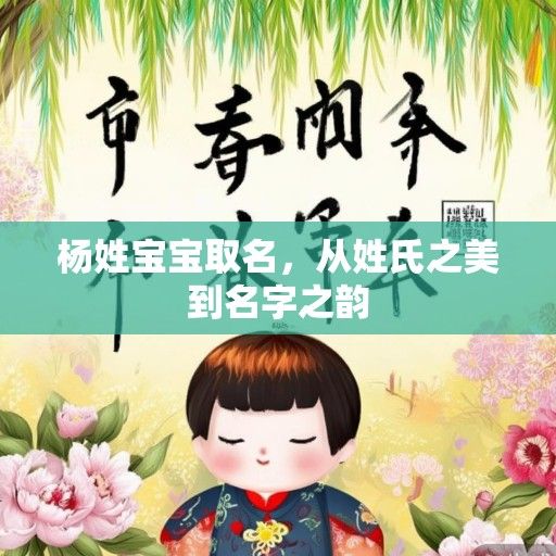杨姓宝宝取名，从姓氏之美到名字之韵
