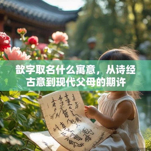 歆字取名什么寓意，从诗经古意到现代父母的期许