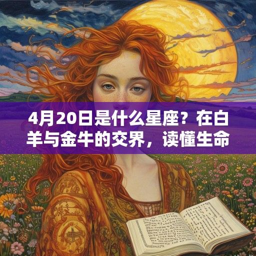 4月20日是什么星座？在白羊与金牛的交界，读懂生命的双重密码