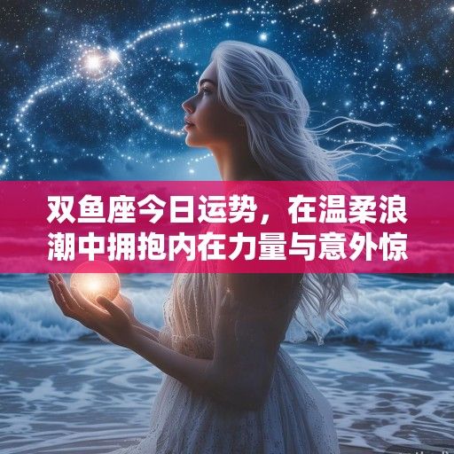 双鱼座今日运势,在温柔浪潮中拥抱内在力量与意外惊喜 双鱼座今日运势,在温柔浪潮中拥抱内在力量与意外惊喜