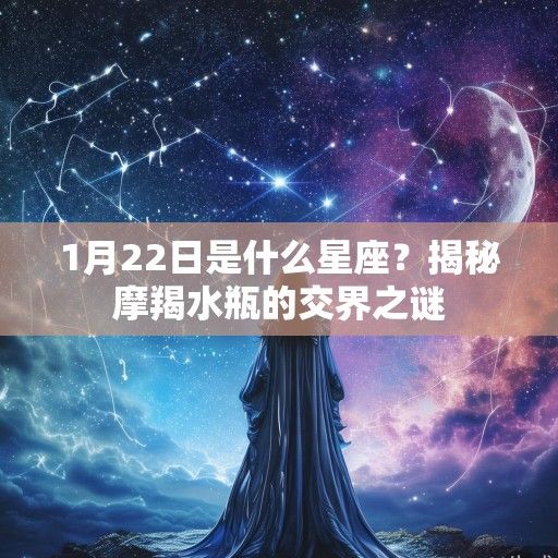 1月22日是什么星座？揭秘摩羯水瓶的交界之谜