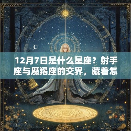12月7日是什么星座？射手座与魔羯座的交界，藏着怎样的生命密码？