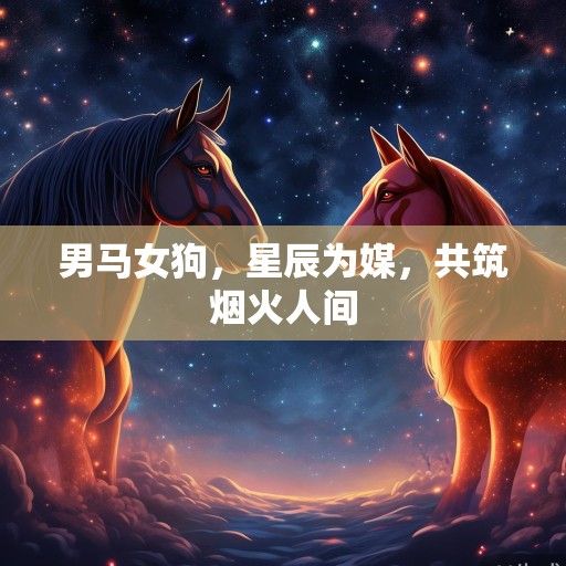 男马女狗，星辰为媒，共筑烟火人间