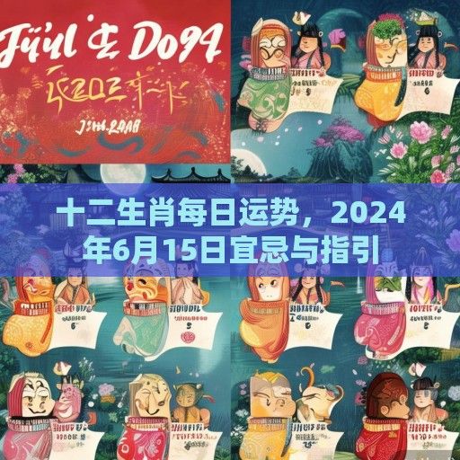 十二生肖每日运势,2024年6月15日宜忌与指引 十二生肖每日运势,2024年6月15日宜忌与指引