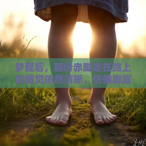 梦醒后，那份赤脚走在路上的感觉依然清晰，仿佛脚底的触感还残留着梦中的真实。我不禁陷入沉思，为何会做这样的梦？它又在向我传递什么信息？