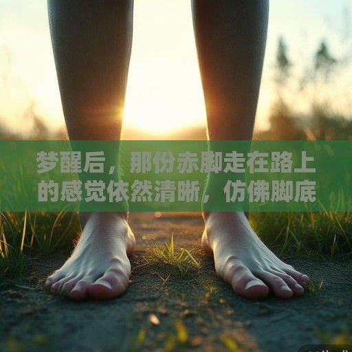 梦醒后，那份赤脚走在路上的感觉依然清晰，仿佛脚底的触感还残留着梦中的真实。我不禁陷入沉思，为何会做这样的梦？它又在向我传递什么信息？
