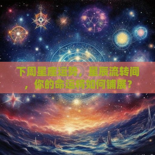 下周星座运势,星辰流转间,你的命运将如何铺展? 下周星座运势,星辰流转间,你的命运将如何铺展?