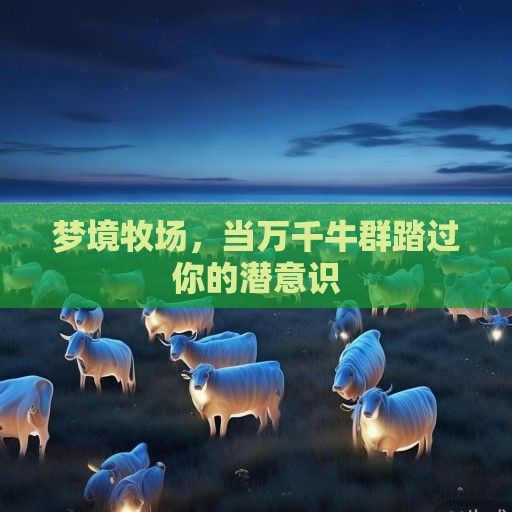 梦境牧场，当万千牛群踏过你的潜意识