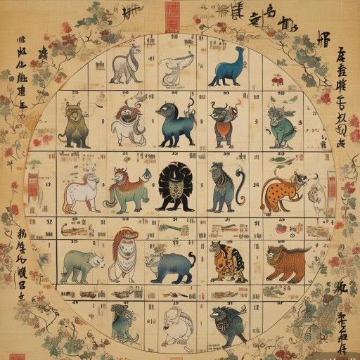 时辰生肖对照表，你属相对应哪个时辰？