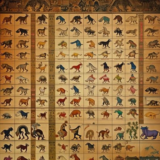 时辰生肖对照表，你属相对应哪个时辰？